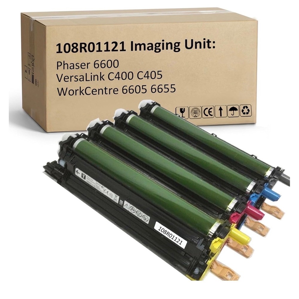 Xerox 108R01121 Compatible Drum Unit 4 Pack Phaser 6600 VersaLink C400 C405 60K